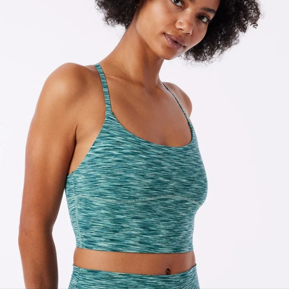 Outdoor Voices Teal Sports Bra